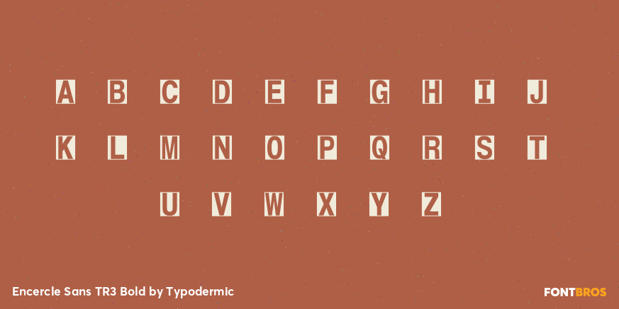 Encercle Sans TR3 Bold Font Poster #3