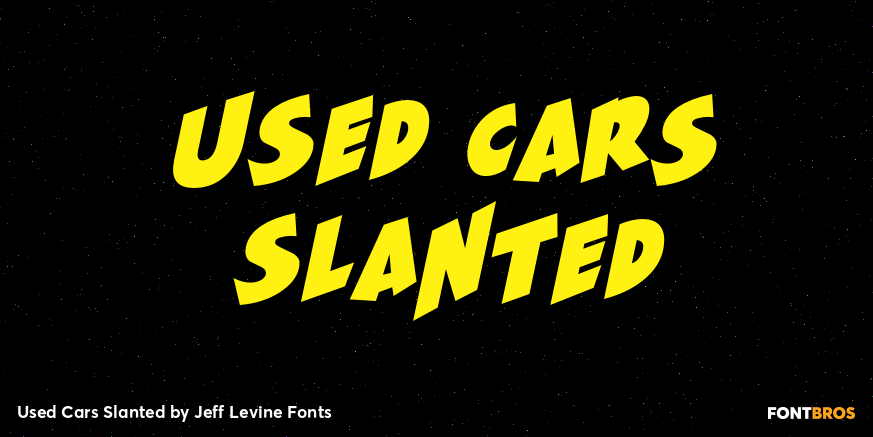 Used Cars Slanted Poster