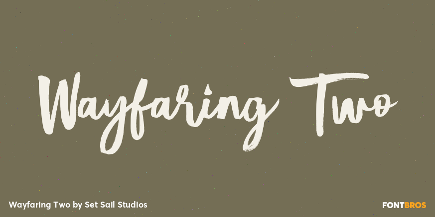 Wayfaring Two Font Poster #1