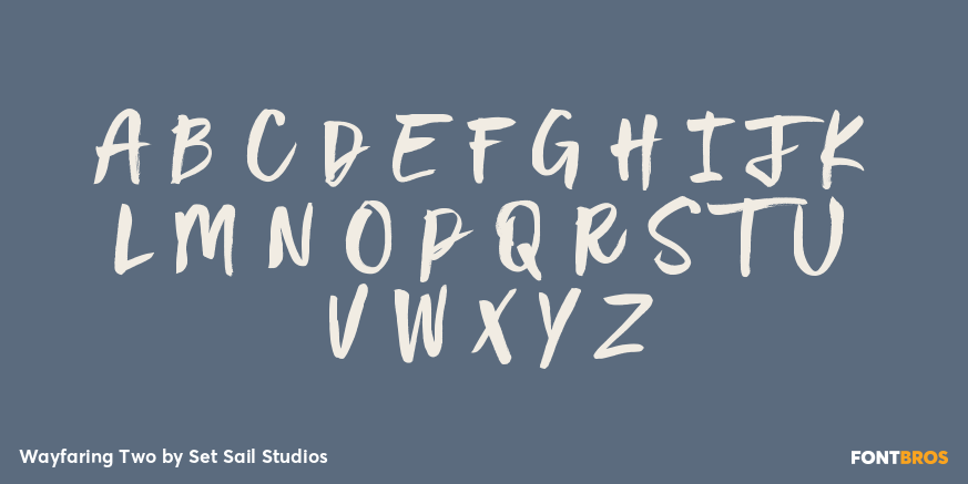 Wayfaring Two Font Poster #2