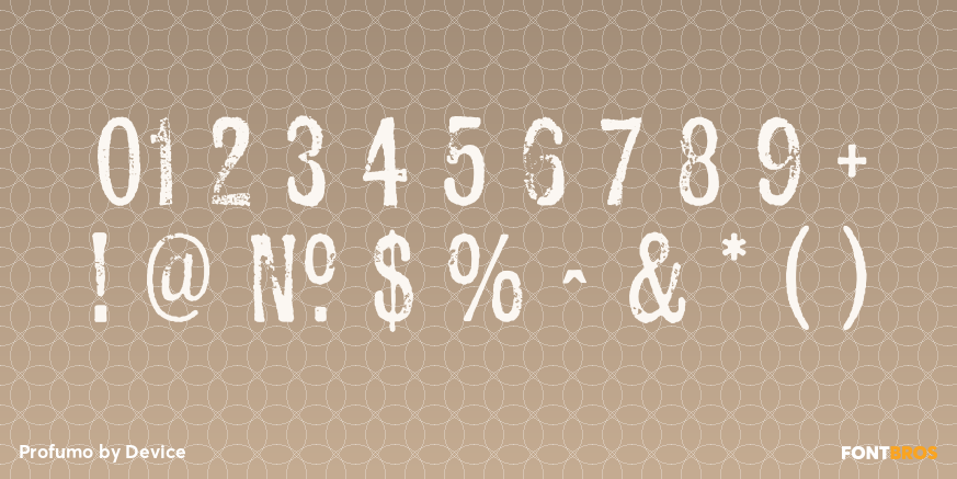 Profumo Font Poster #1