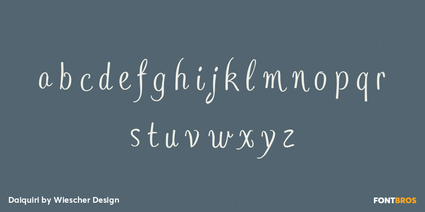 Daiquiri Font Poster #1