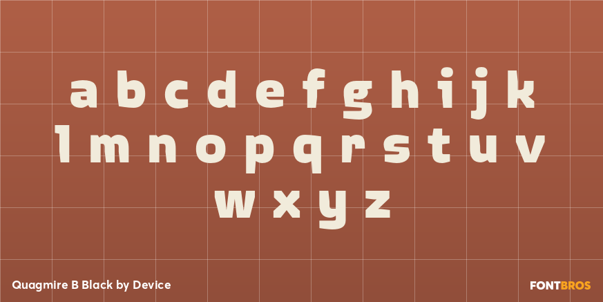 Quagmire B Black Font Poster #3