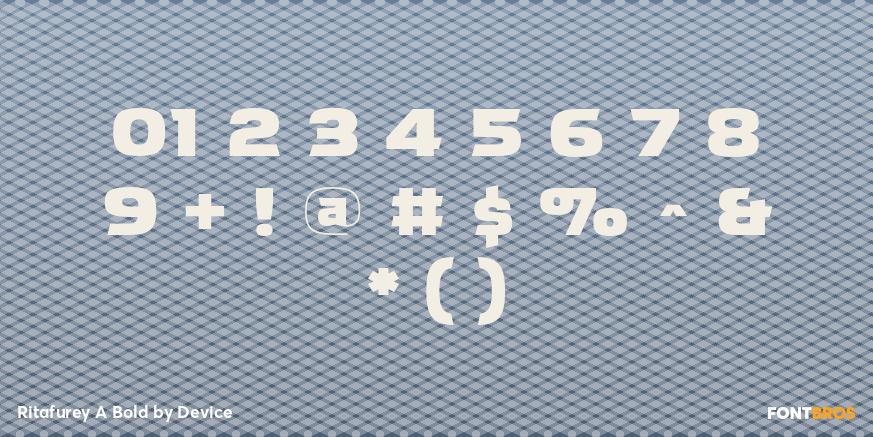 Ritafurey A Bold Font Poster #4