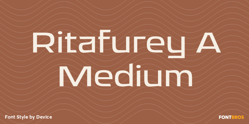 Ritafurey A Medium Font Poster #1