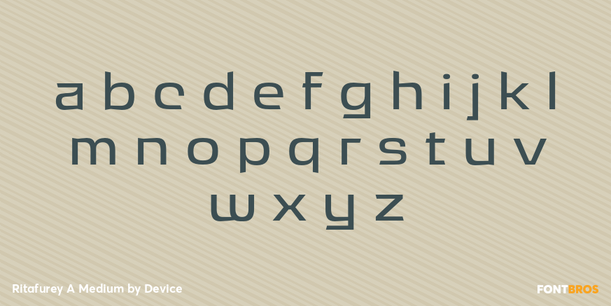 Ritafurey A Medium Font Poster #3