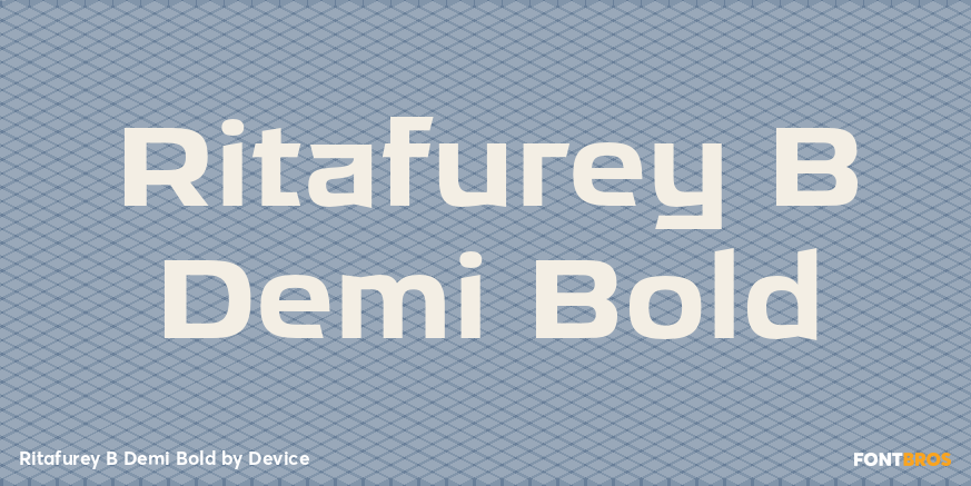 Ritafurey B Demi Bold Font Poster #1