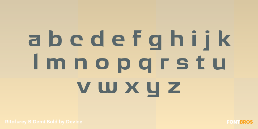 Ritafurey B Demi Bold Font Poster #3
