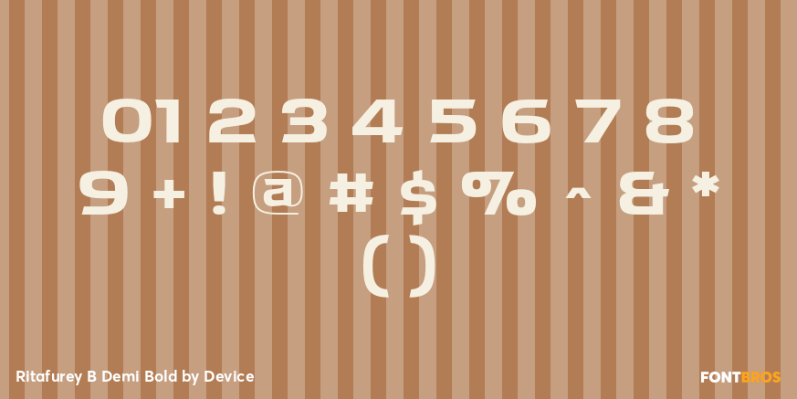 Ritafurey B Demi Bold Font Poster #4