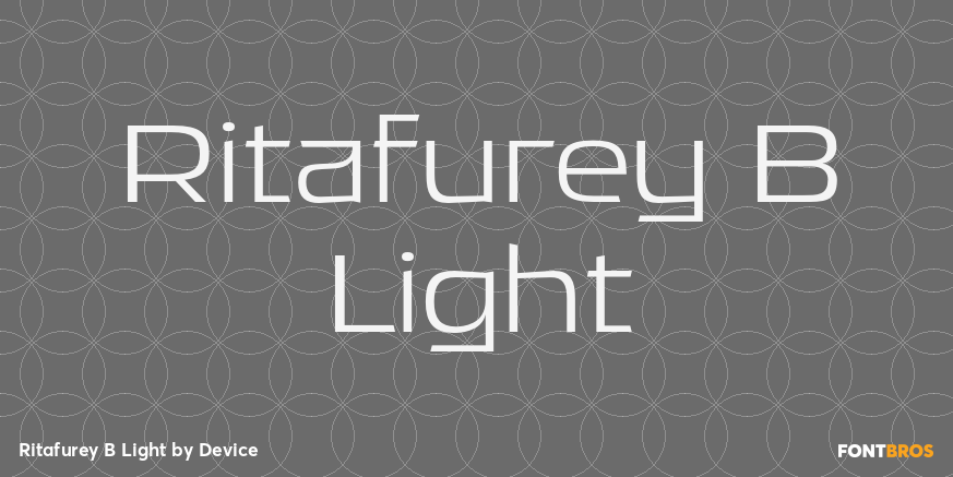 Ritafurey B Light Font Poster #1