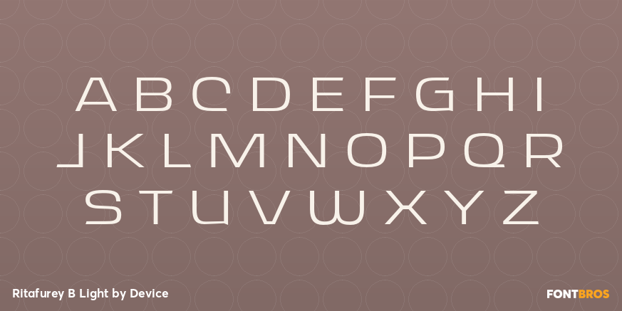 Ritafurey B Light Font Poster #2
