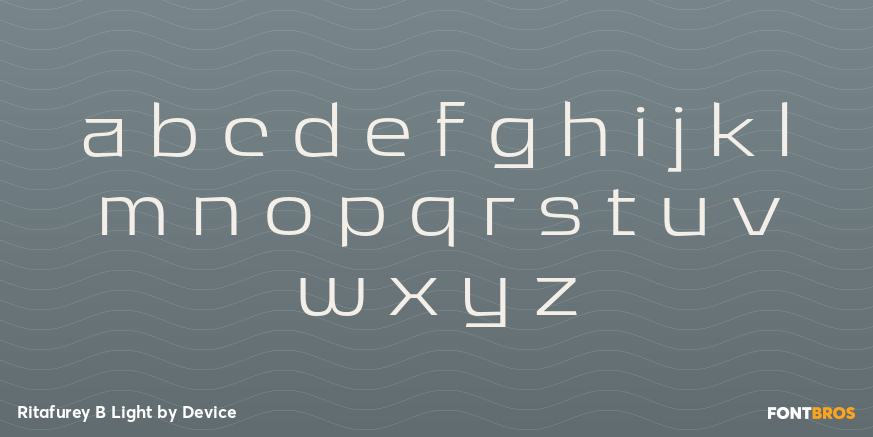 Ritafurey B Light Font Poster #3