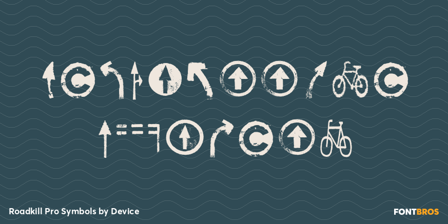 Roadkill Pro Symbols Poster