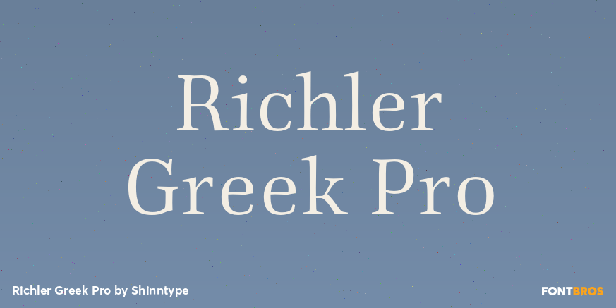 Richler Greek Pro Poster