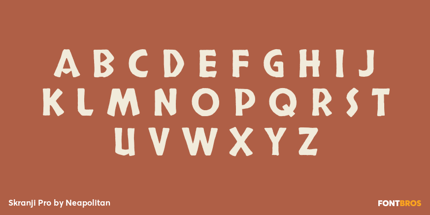 Skranji Pro Font Poster #2