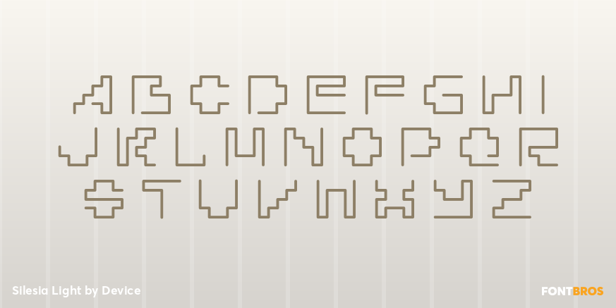 Silesia Light Font Poster #1