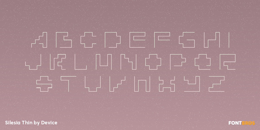 Silesia Thin Font Poster #2