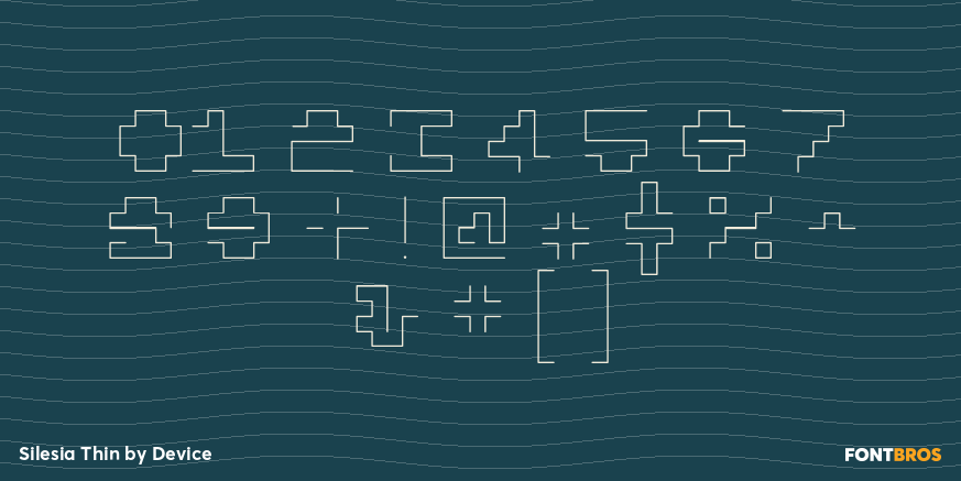 Silesia Thin Font Poster #4