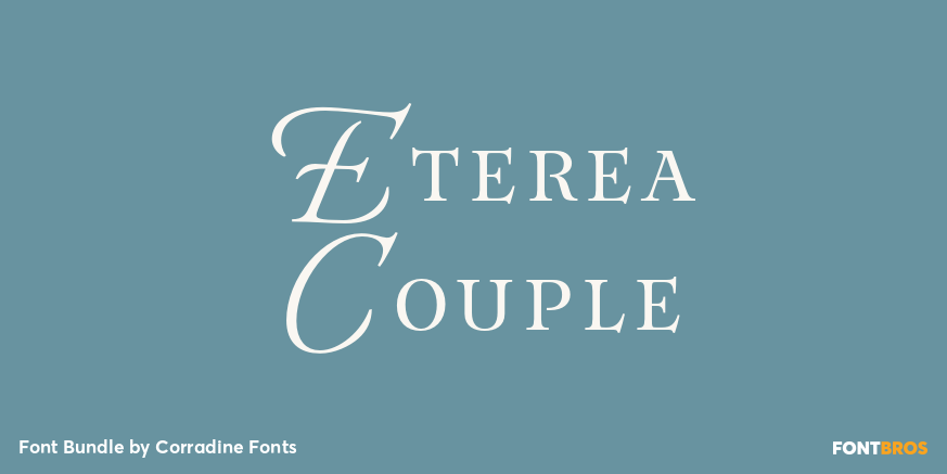Eterea Couple Font Poster #1