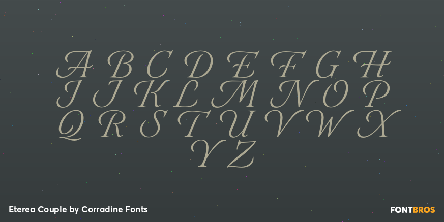 Eterea Couple Font Poster #1