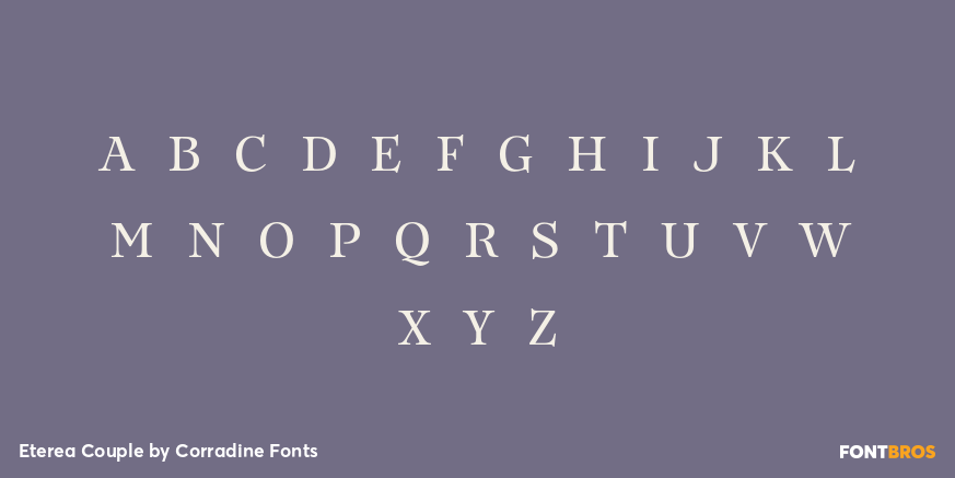 Eterea Couple Font Poster #1