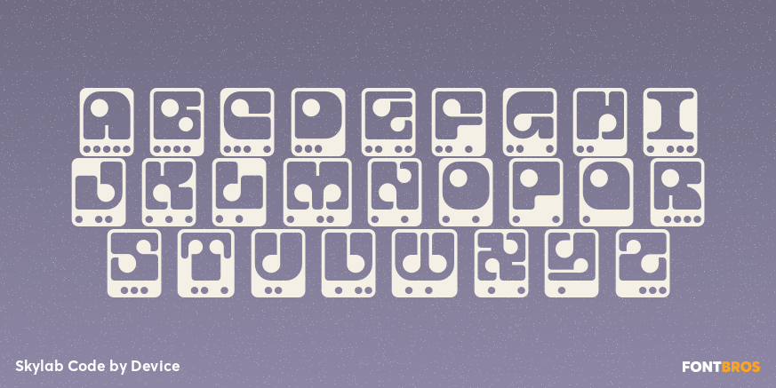 Skylab Code Font Poster #2