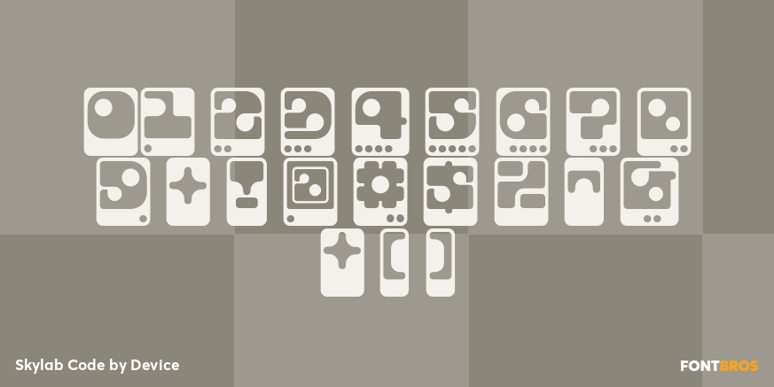Skylab Code Font Poster #4