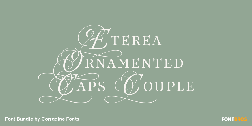 Eterea Ornamented Caps Couple Poster