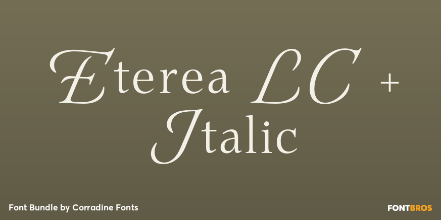 Eterea LC + Italic Poster