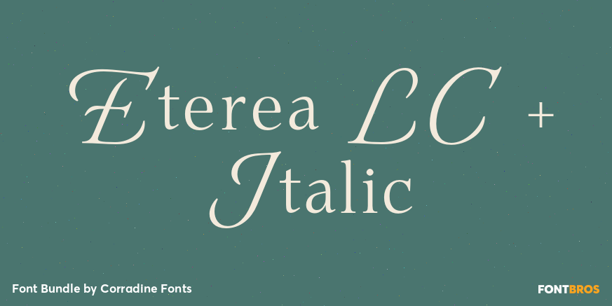 Eterea LC + Italic Poster