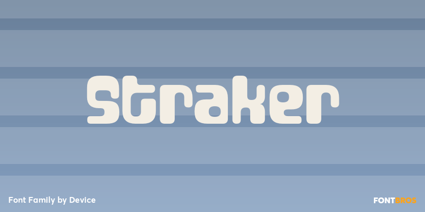 Straker Font Poster