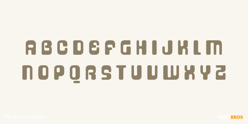 Straker Font Poster #2