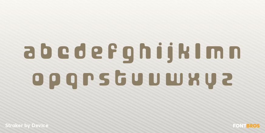 Straker Font Poster #3