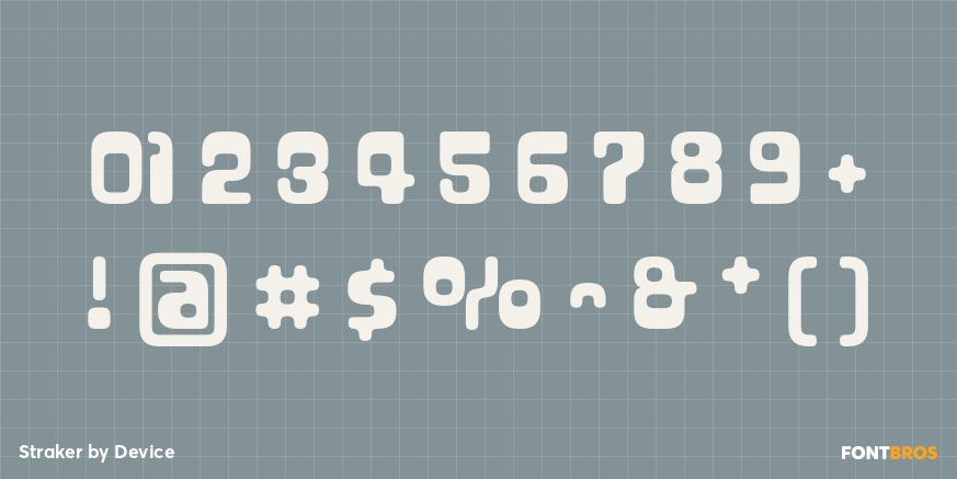 Straker Font Poster #4