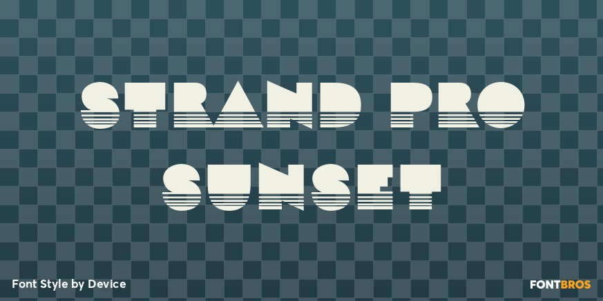 Strand Pro Sunset Poster