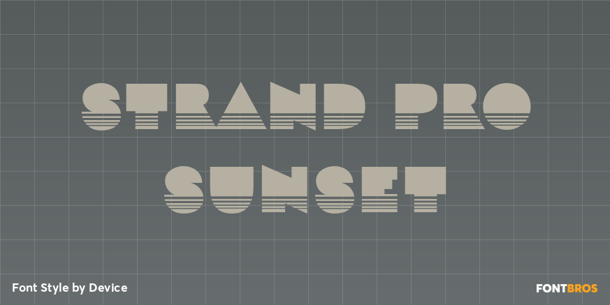 Strand Pro Sunset Poster