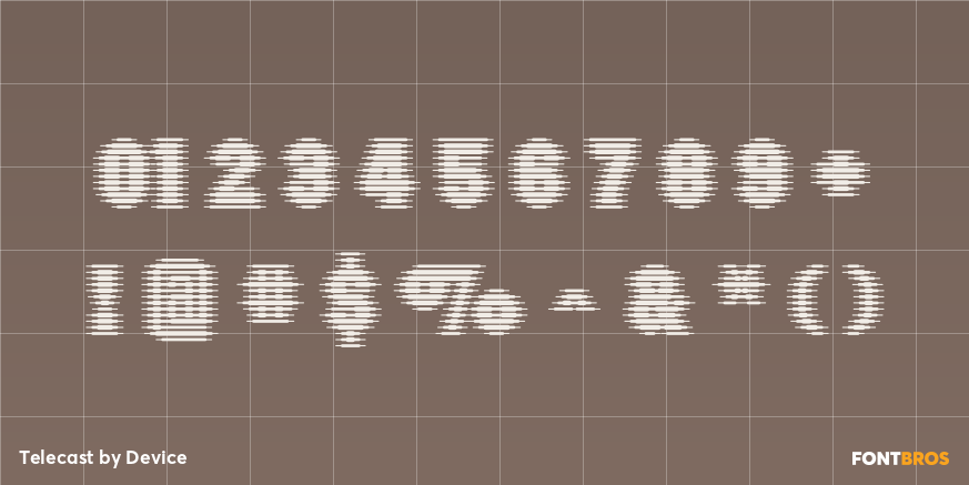 Telecast Font Poster #4