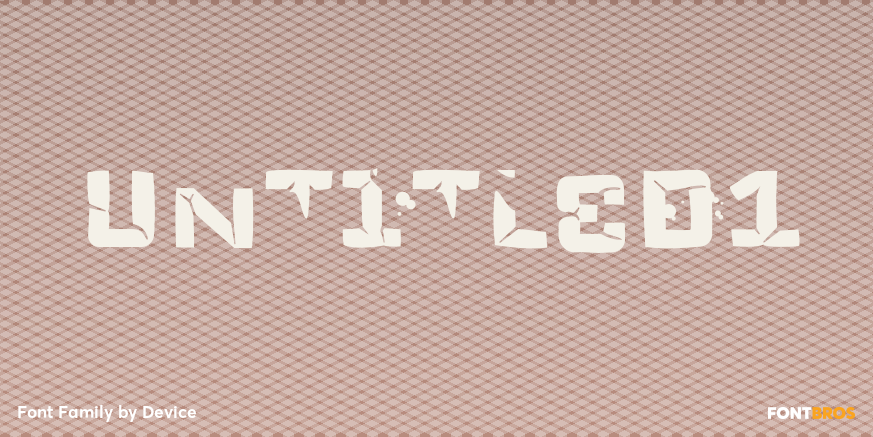 Untitled1 Font Poster #1