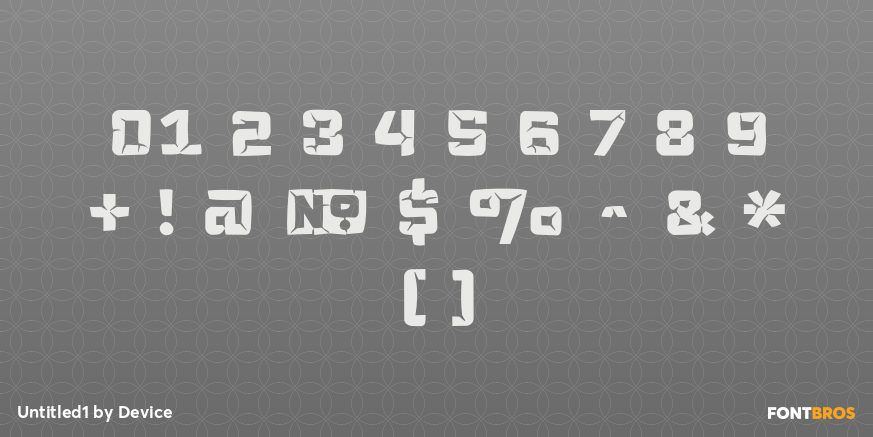 Untitled1 Font Poster #4