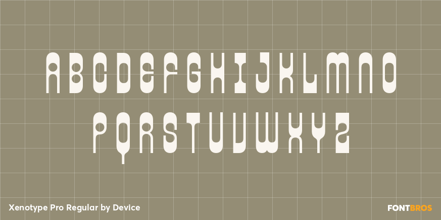 Xenotype Pro Regular Font Poster #2