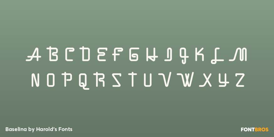 Baselina Font Poster #2