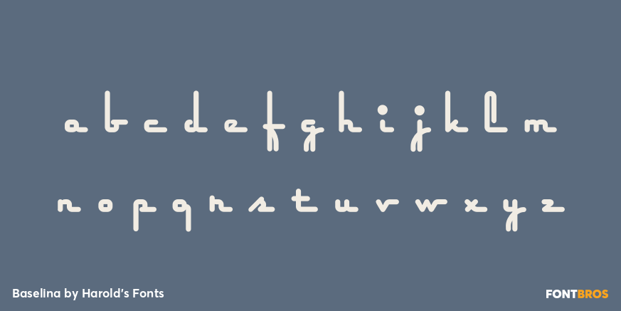 Baselina Font Poster #3