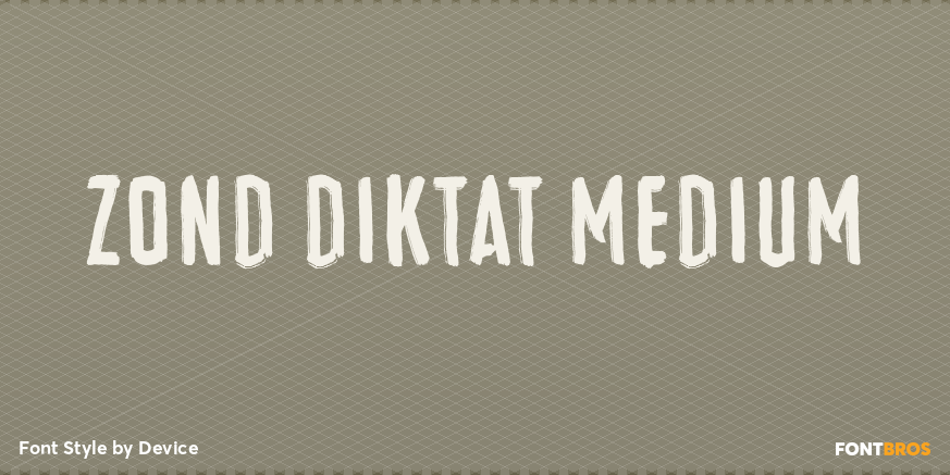 Zond Diktat Medium Poster