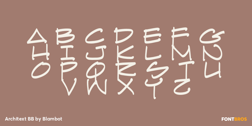Architext BB Font Poster #2