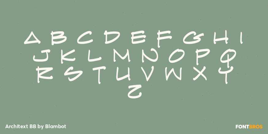 Architext BB Font Poster #3