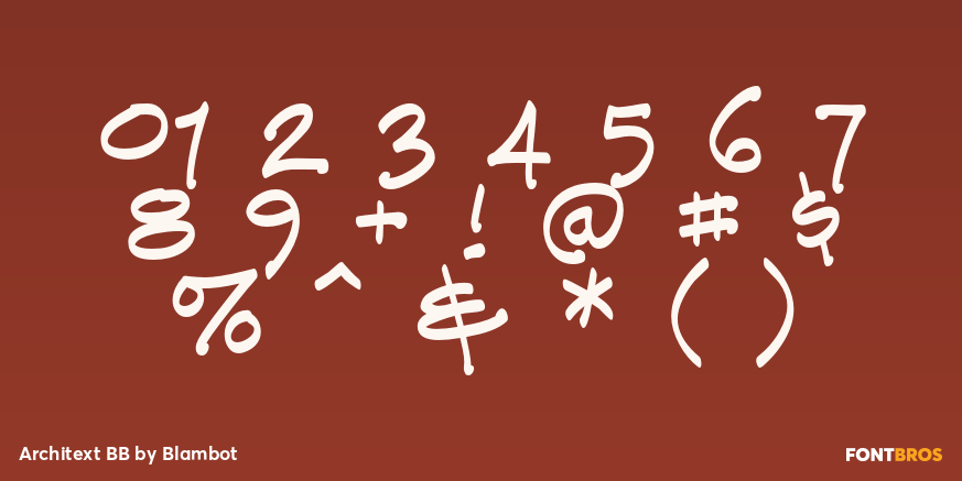 Architext BB Font Poster #4