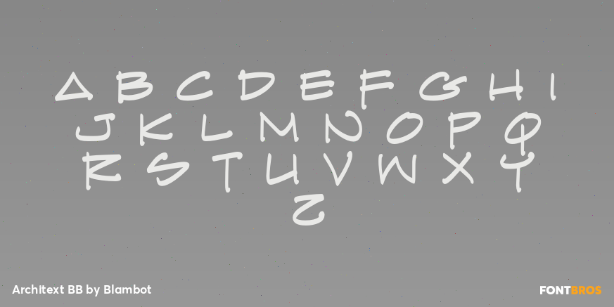 Architext BB Font Poster #1