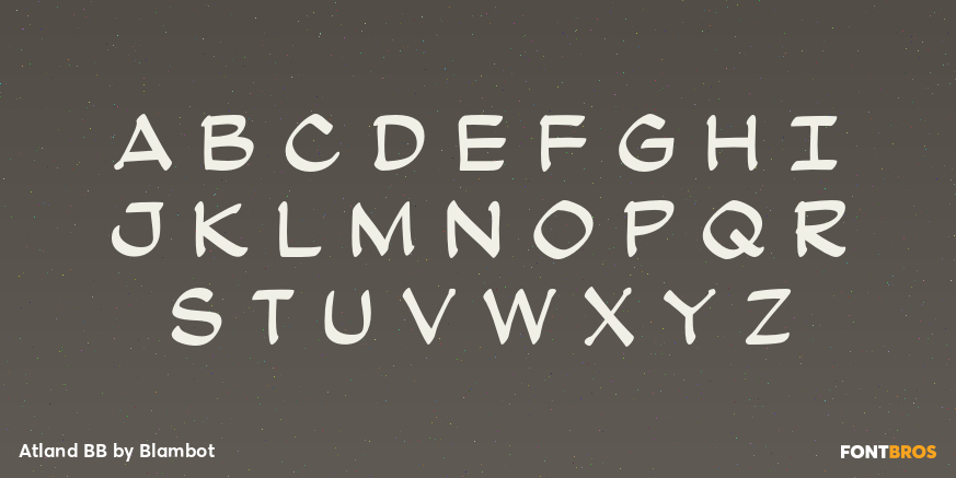 Atland BB Font Poster #2