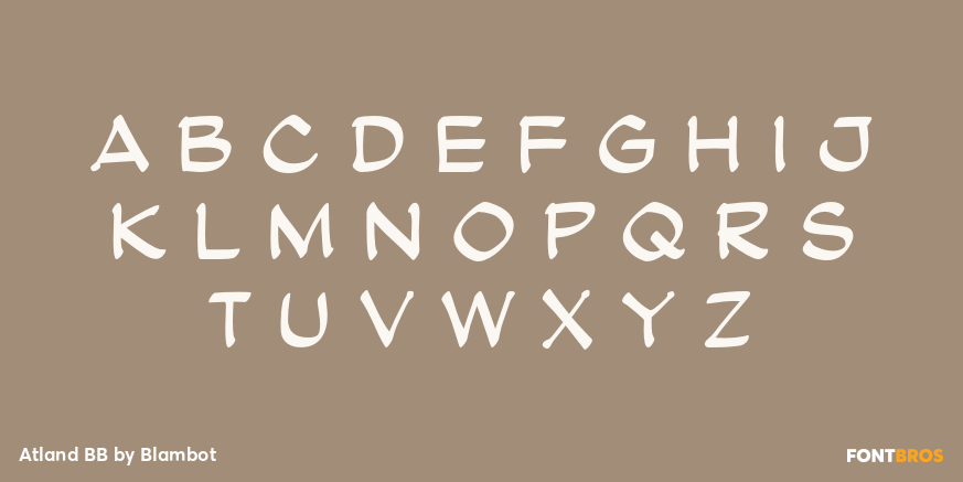 Atland BB Font Poster #3