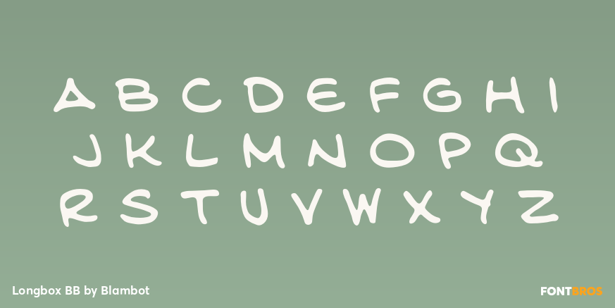 Longbox BB Font Poster #3